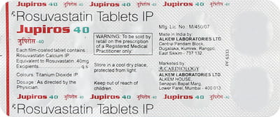 Jupiros 40mg Strip Of 10 Tablets