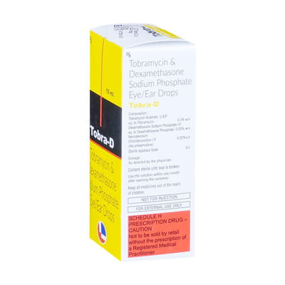 Tobra D Eye Ear Drops