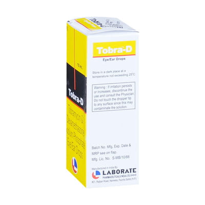 Tobra D Eye Ear Drops