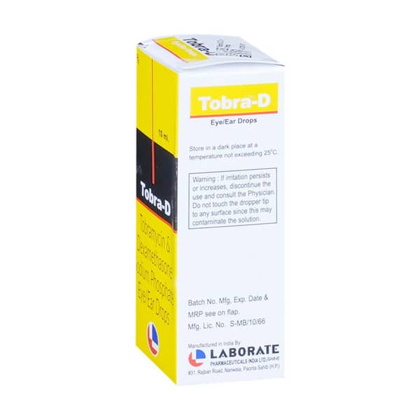 Tobra D Eye Ear Drops