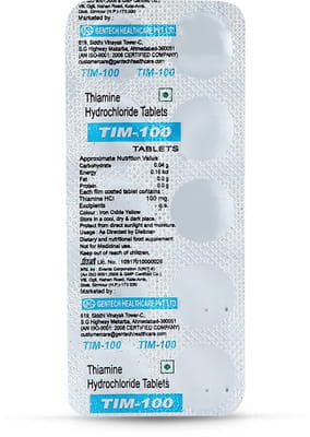 Tim 100mg Strip Of 10 Tablets