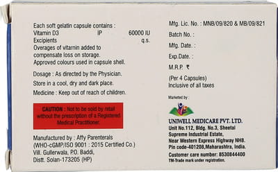 Active 60k Strip Of 4 Capsules