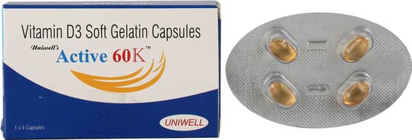 Active 60k Strip Of 4 Capsules