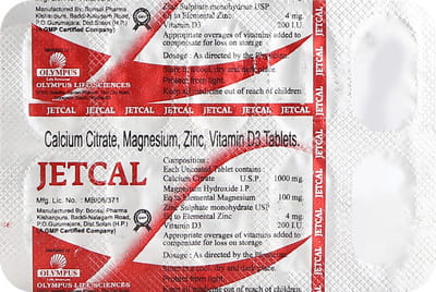 Jetcal Strip Of 10 Tablets