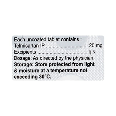 Yogatel 20mg Strip Of 15 Tablets