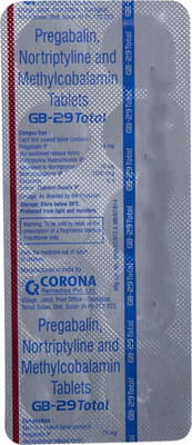 Gb 29 Total Strip Of 10 Tablets