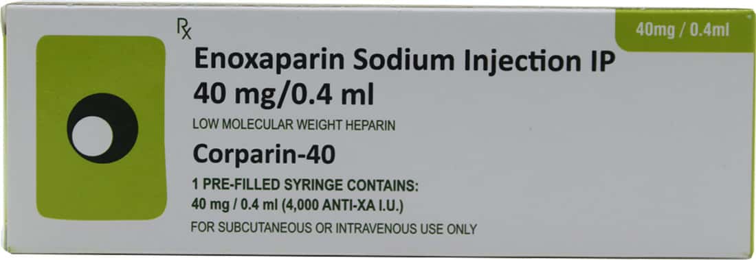 corparin 40mg pre filled syringe of 0.4ml injection