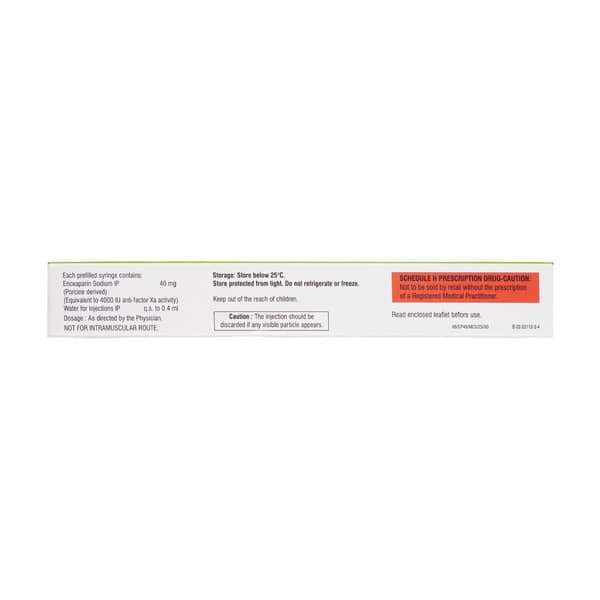 Corparin 40Mg Pre Filled Syringe Of 0.4Ml Injection
