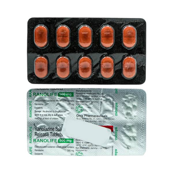Ranolife 500mg Strip Of 10 Tablets