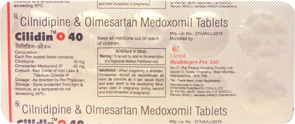 Cilidin O 40Mg Strip Of 10 Tablets