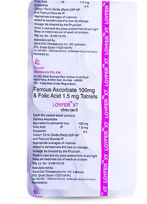 Loyfer Xt Strip Of 10 Tablets