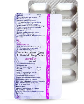 Loyfer Xt Strip Of 10 Tablets