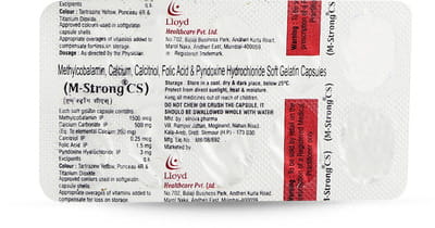 M Strong Cs Strip Of 10 Softgel Capsules