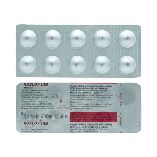Rosloy D 10mg Strip Of 10 Tablets