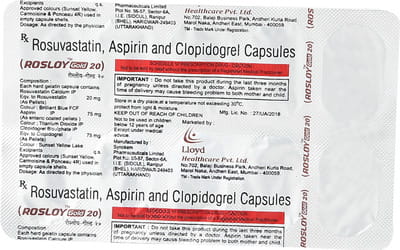 Rosloy Gold 20mg Strip Of 10 Capsules