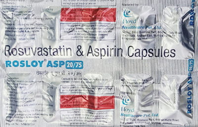 Rosloy Asp 20/75mg Strip Of 10 Capsules