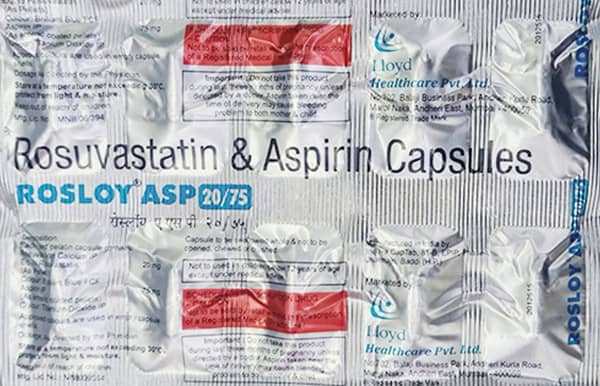 Rosloy Asp 20/75Mg Strip Of 10 Capsules