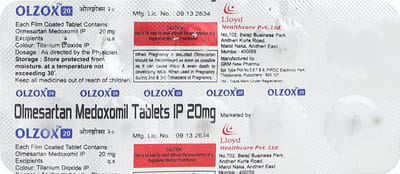 Olzox 20mg Strip Of 10 Tablets
