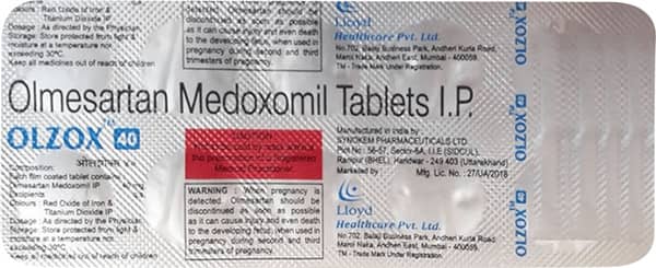 Olzox 40Mg Strip Of 10 Tablets