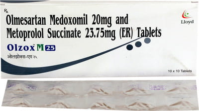 Olzox M 25mg Strip Of 10 Tablets