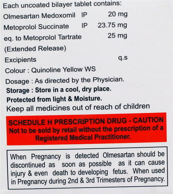 Olzox M 25mg Strip Of 10 Tablets