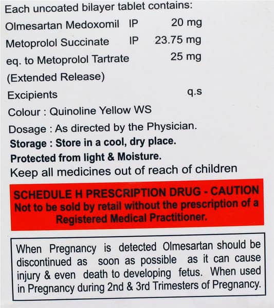 Olzox M 25mg Strip Of 10 Tablets