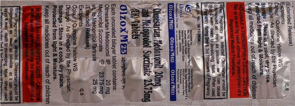 Olzox M 25mg Strip Of 10 Tablets