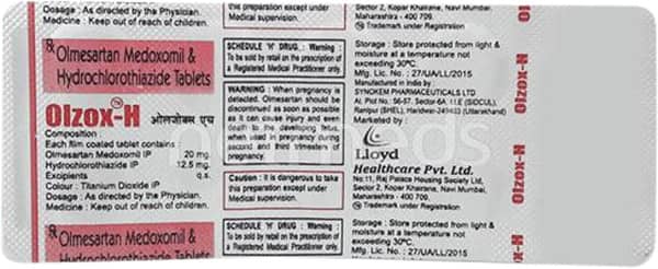 Olzox H 20mg Strip Of 10 Tablets