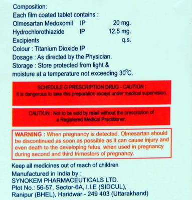 Olzox H 20mg Strip Of 10 Tablets