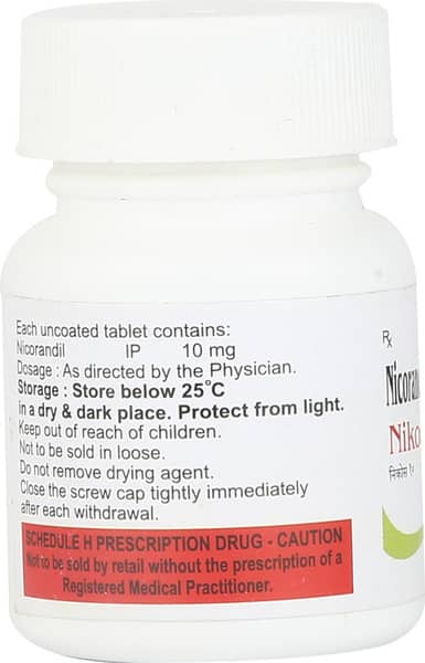 Nikos 10mg Bottle Of 30 Tablets