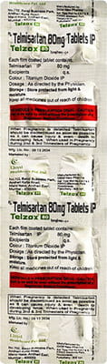 Telzox 80mg Strip Of 10 Tablets