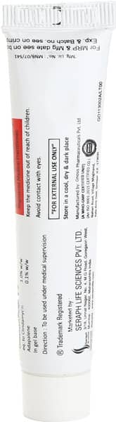 Seraclin Ad Tube Of 20gm Gel