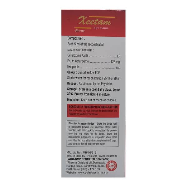 Xeetam Dry Syrup 30Ml