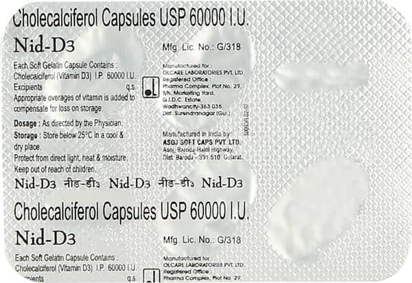 Nid D3 Softgel Capsule