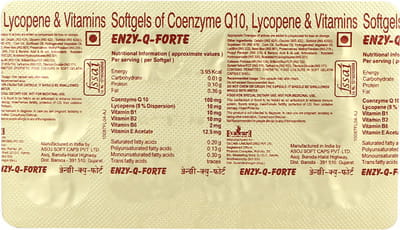 Enzy Q Forte Strip Of 10 Capsules