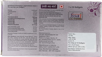 Enzy Q Forte Strip Of 10 Capsules