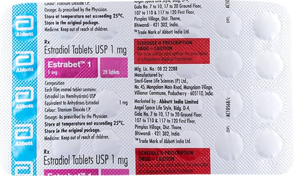 Estrabet 1mg Strip Of 28 Tablets