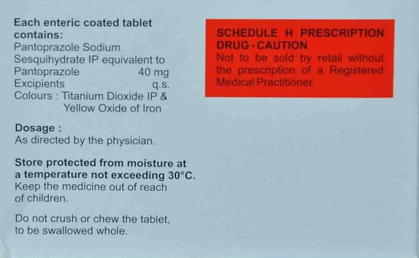 Panplus 40mg Strip Of 15 Tablets
