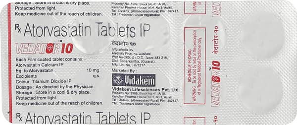 Vedator 10Mg Tablet