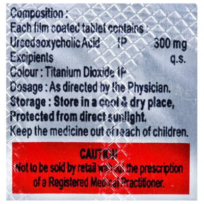 Ursodox 300mg Strip Of 10 Tablets