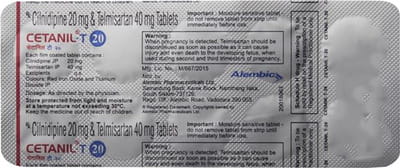 Cetanil T 20/40mg Strip Of 10 Tablets