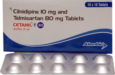 Cetanil T 80mg Strip Of 10 Tablets