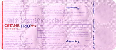 Cetanil Trio 12.5mg Strip Of 10 Tablets