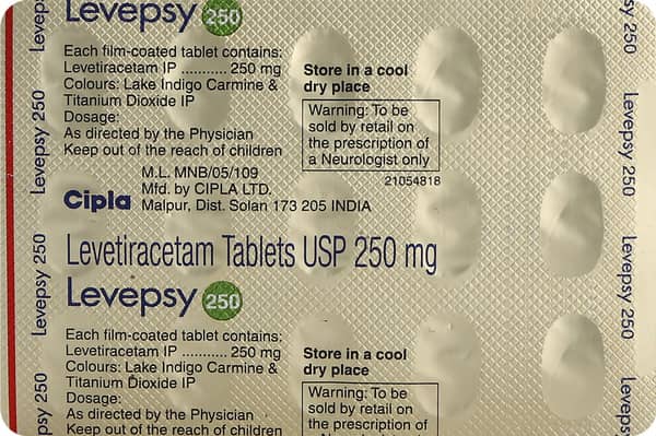 Levepsy 250mg Strip Of 15 Tablets