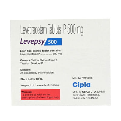 Levepsy 500mg Strip Of 15 Tablets