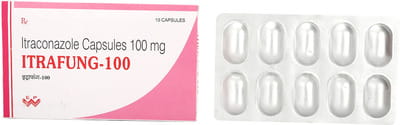 Itrafung 100mg Strip Of 10 Capsules