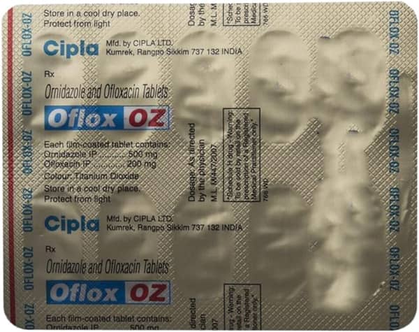 Ofloxa Oz Strip Of 10 Tablets