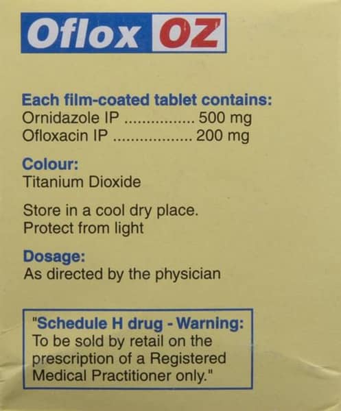 Ofloxa Oz Strip Of 10 Tablets
