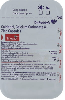 Triozac Plus Strip Of 10 Capsules