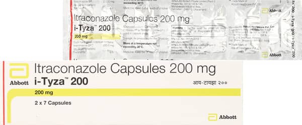 I Tyza 200mg Strip Of 7 Capsules